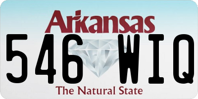 AR license plate 546WIQ