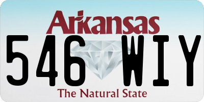 AR license plate 546WIY