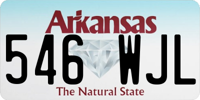 AR license plate 546WJL