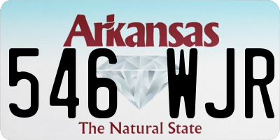 AR license plate 546WJR