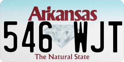AR license plate 546WJT