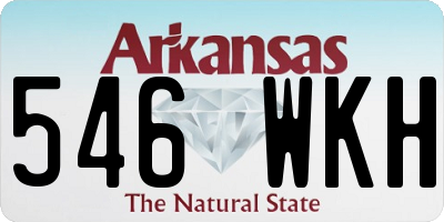 AR license plate 546WKH