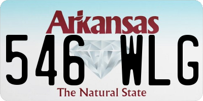 AR license plate 546WLG