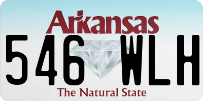 AR license plate 546WLH