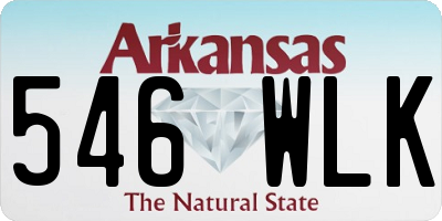 AR license plate 546WLK