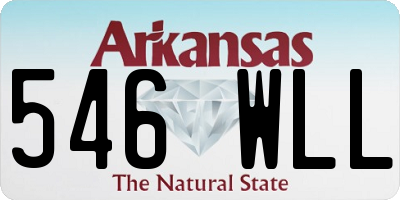 AR license plate 546WLL