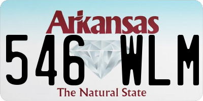 AR license plate 546WLM