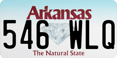 AR license plate 546WLQ