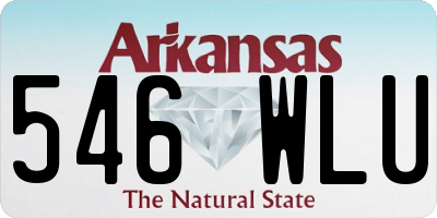 AR license plate 546WLU