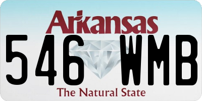 AR license plate 546WMB