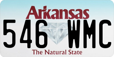 AR license plate 546WMC