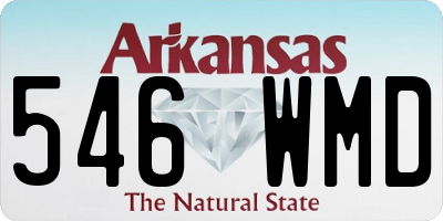 AR license plate 546WMD