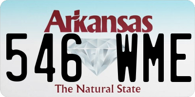 AR license plate 546WME
