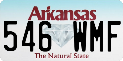 AR license plate 546WMF