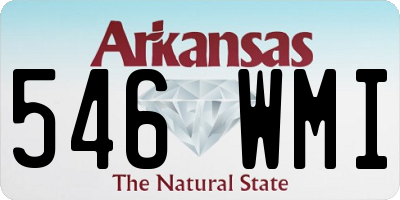 AR license plate 546WMI