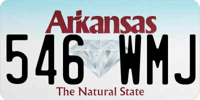 AR license plate 546WMJ