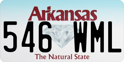 AR license plate 546WML