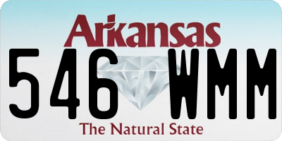 AR license plate 546WMM