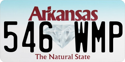 AR license plate 546WMP