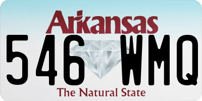 AR license plate 546WMQ