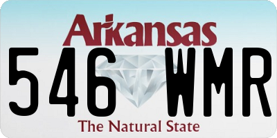 AR license plate 546WMR