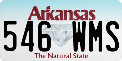 AR license plate 546WMS