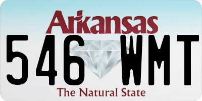 AR license plate 546WMT