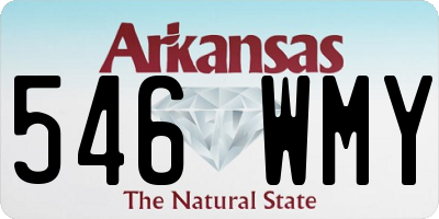 AR license plate 546WMY