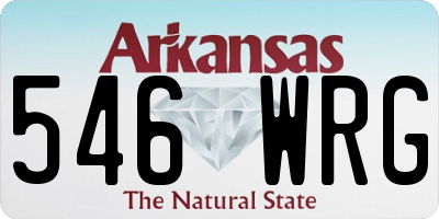 AR license plate 546WRG