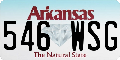 AR license plate 546WSG