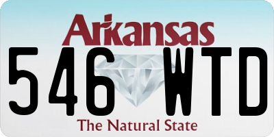 AR license plate 546WTD