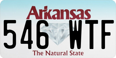 AR license plate 546WTF