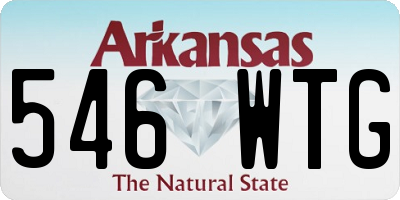 AR license plate 546WTG