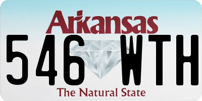 AR license plate 546WTH