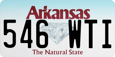 AR license plate 546WTI