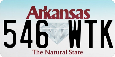 AR license plate 546WTK