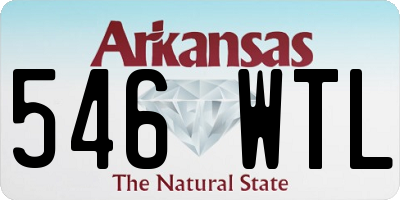 AR license plate 546WTL