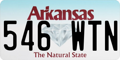 AR license plate 546WTN