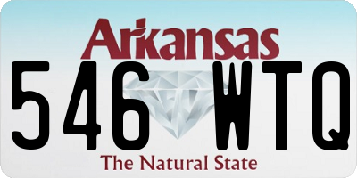 AR license plate 546WTQ