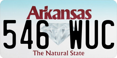 AR license plate 546WUC
