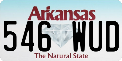 AR license plate 546WUD