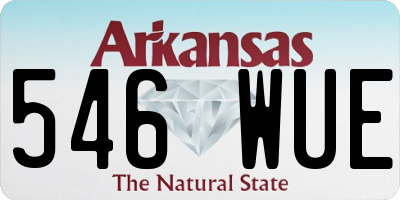 AR license plate 546WUE