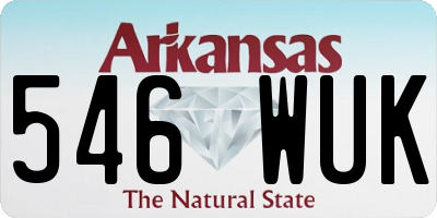 AR license plate 546WUK