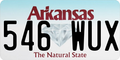 AR license plate 546WUX