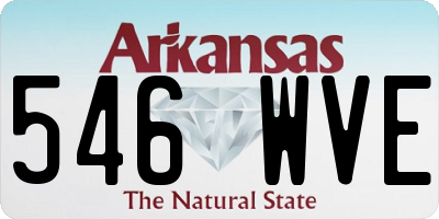 AR license plate 546WVE