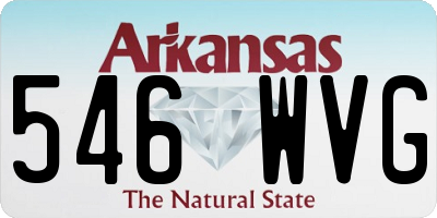 AR license plate 546WVG