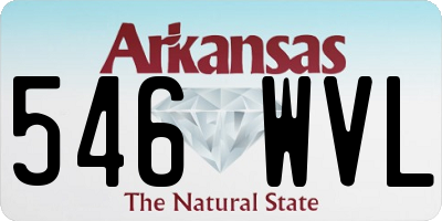 AR license plate 546WVL