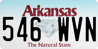 AR license plate 546WVN