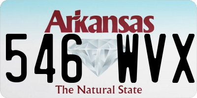 AR license plate 546WVX