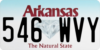 AR license plate 546WVY